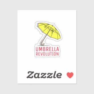 Umbrella Revolutie - Hongkong Sticker