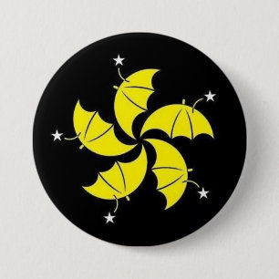 Umbrella revolutie ronde button 7,6 cm