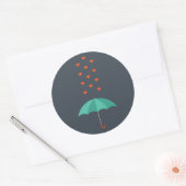 Umbrella Ronde Sticker (Envelop)