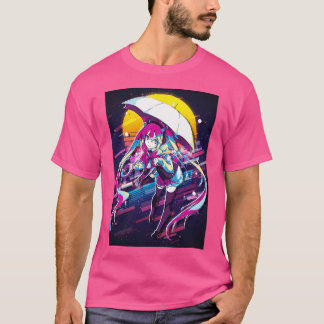Umbrella School Meisje Miku T-shirt