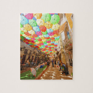 Umbrella Sky -Agueda-Portugal Legpuzzel