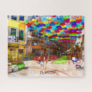 Umbrella Sky Project Agueda Portugal Legpuzzel