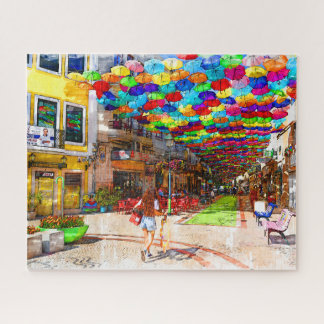 Umbrella Sky Project Agueda Portugal Legpuzzel