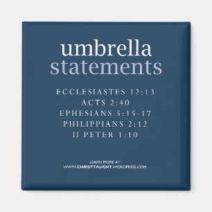Umbrella Statements Magnet Magneet