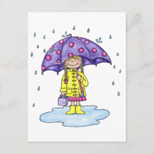 Umbrella Sweetie Briefkaart