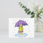 Umbrella Sweetie Briefkaart (Staand voorkant)