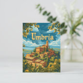 Umbrië Italië Briefkaart (Staand voorkant)