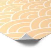 Ume Kokeshi Doll - Japanse peach Geisha Girl Poster (Hoek)