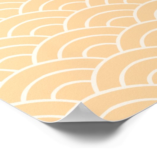 Ume Kokeshi Doll - Japanse peach Geisha Girl Poster (Hoek)