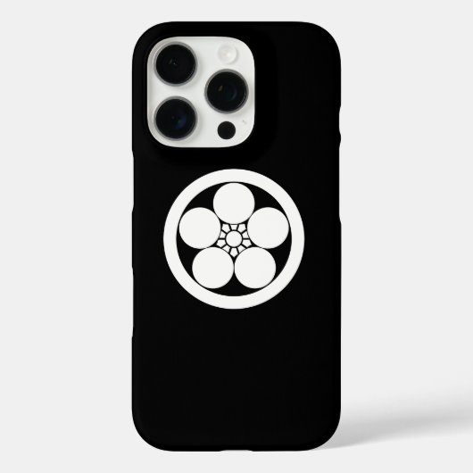 Umebachi-achtige pruimen bloesem in cirkel Case-Mate iPhone case (Achterkant)