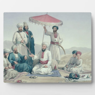 Umeer Dost Mohammed Khan uit 'Karakters en Cos' Fotoplaat