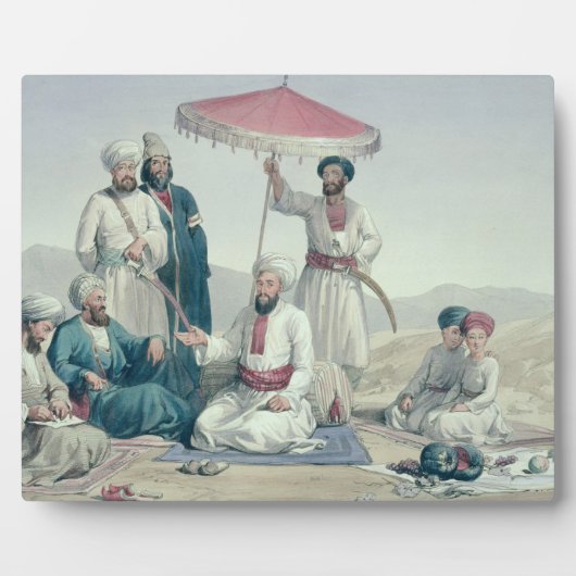 Umeer Dost Mohammed Khan uit 'Karakters en Cos' Fotoplaat (Voorkant)