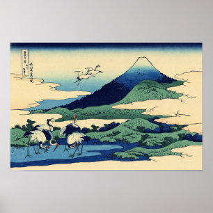 Umegawa in de provincie Sagami Poster