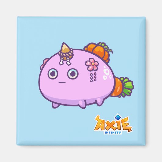 Umehana-hime AxieInfinity jeu blockchain Magnet (Devant)