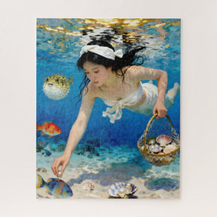 Umi Blossom – Een oceaanportret Legpuzzel