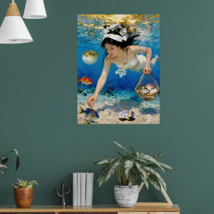 Umi Blossom – Een oceaanportret Poster