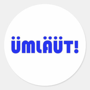 ÜMLÄÜT! RONDE STICKER