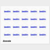 Umlaut! Stickers (Vel)