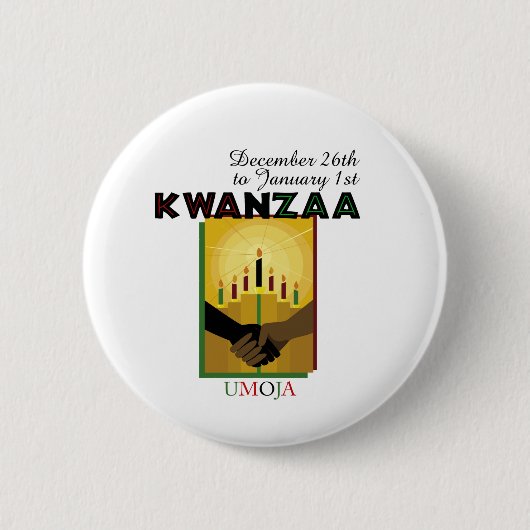 UMOJA - Eenheid Ronde Button 5,7 Cm (Voorkant)