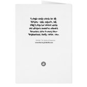 Umoja - Esprits de Kwanzaa Carte pour notes (Dos)