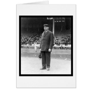 Umpire Bill Klem Baseball 1914
