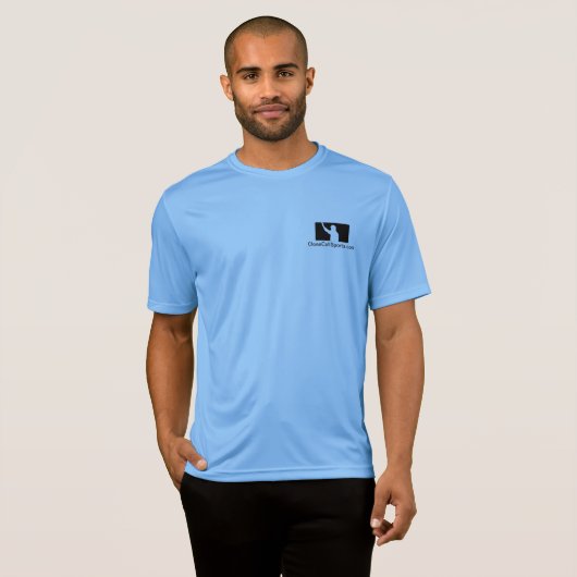 Umpire Blue CCS Logo Sporting T-Shirt (Voorkant volledig)