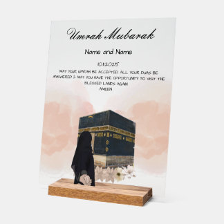 Umrah Mubarak Acryl Bord