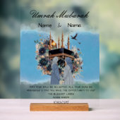 Umrah Mubarak Acryl Bord (Neutraal)