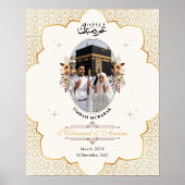 Umrah Mubarak Custom Photo Islamic Poster (Devant)