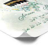 Umrah Mubarak Kaaba Mecca, Mekkah, Mecca, Kâbe Poster (Hoek)