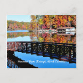 Umstead Park en automne Carte postale (Devant)