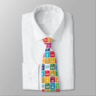UN 17 Sustainable Development Goals Necktie Stropdas