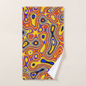 Un Abstrait coloré (Serviette à main)