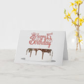 UN ADOLESCENT SPÉCIAL SUR LA CARTE D'ANNIVERSAIRE (Fleur jaune)