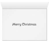 Un adorable renard rouge de Noël (Intérieur Horizontal (Bas))