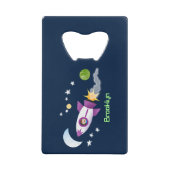 Un adorable vaisseau-fusée dans l'espace dessin an (Devant)