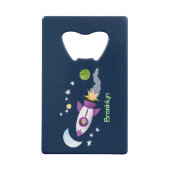 Un adorable vaisseau-fusée dans l'espace dessin an (Dos)