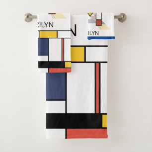 Un agréable néoplasticisme Art Monogramme. Lettre
