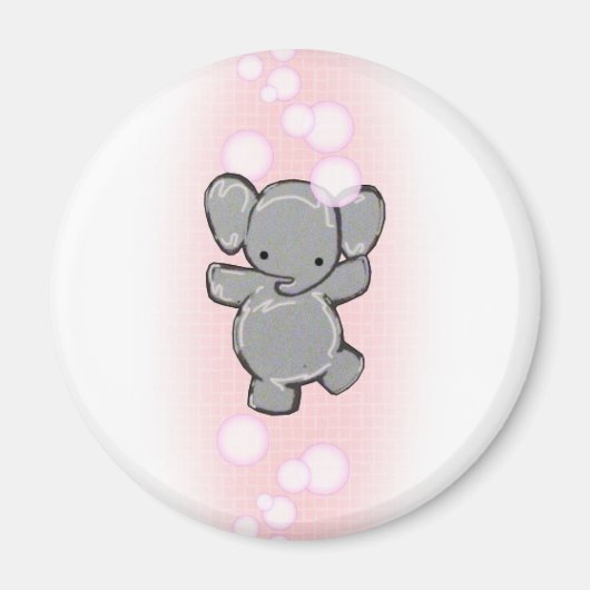 un aimant à éléphants très propre (Devant)