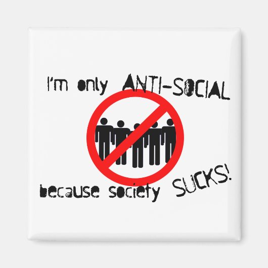 Un aimant anti-social (Devant)