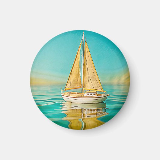 Un aimant avec l'image (Devant)