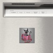 Un aimant cadeau Boo Kitty (In Situ (Lave-vaisselle))