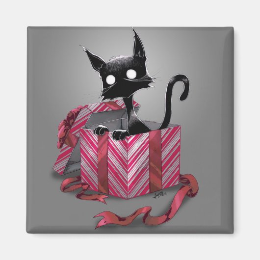 Un aimant cadeau Boo Kitty (Devant)