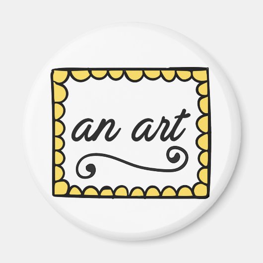 Un aimant d'art (Devant)