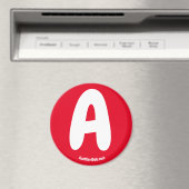 Un aimant de réfrigération rouge (In Situ (Lave-vaisselle))