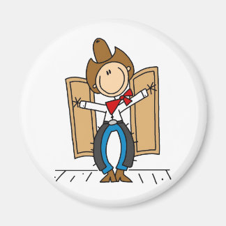 Un aimant d'entrée de cowboy