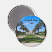 Un aimant frigo de Jacksonville Beach, Floride (Recto/Verso)