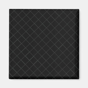 Un aimant Motif noir fou