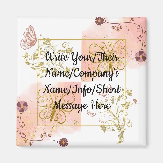 Un aimant personnalisé pour tout ce que vous aimez (Devant)