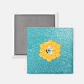 Un aimant pour abeilles et peigne de miel (Recto/Verso)